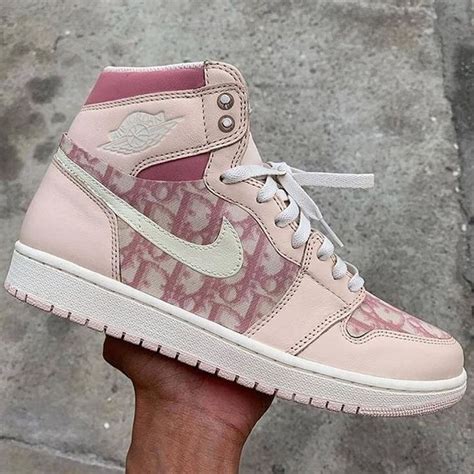 pink dior nike air force 1|Dior jordan 1 kids.